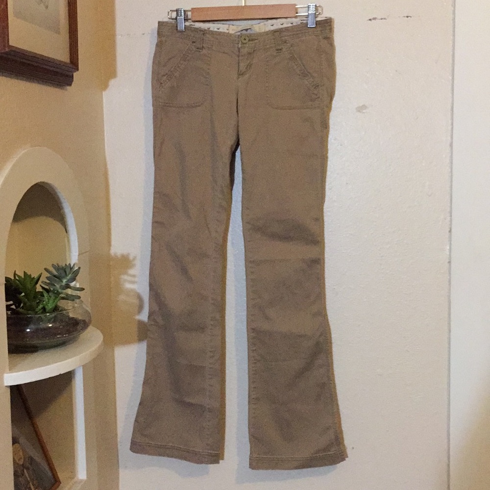 Hollister khaki chino twill pants